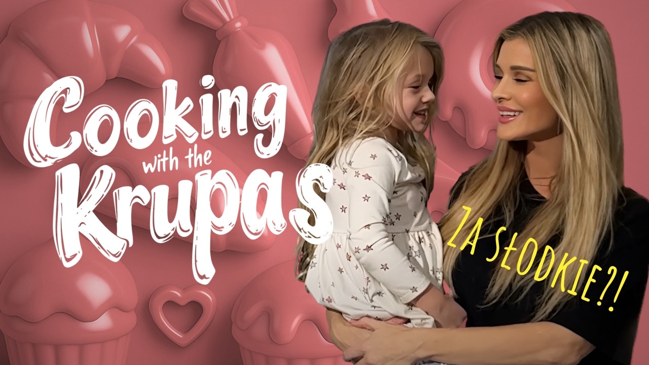 Joanna Krupa i placki z jabłkami – testujemy przepis z internetu! | Cooking with the Krupas