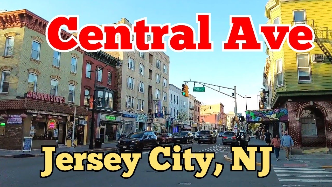 Walking on Central Avenue in Jersey City, New Jersey, USA | Manhattan Ave to Union City border
