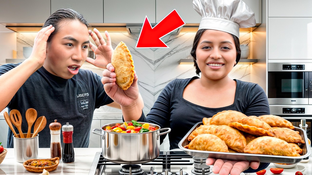 RICAS EMPANADAS DE VIENTO  que no duraron ni 5 minutos - Aracelii Lm ft David Otavalo