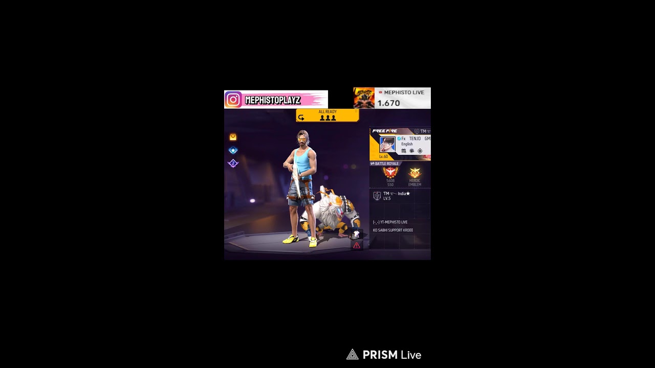 FREEFIRE LIVE  CUSTOM ROOMS😁 ||MEPHISTO LIVE #feed #freefire #ffshortslive #verticallive #viral