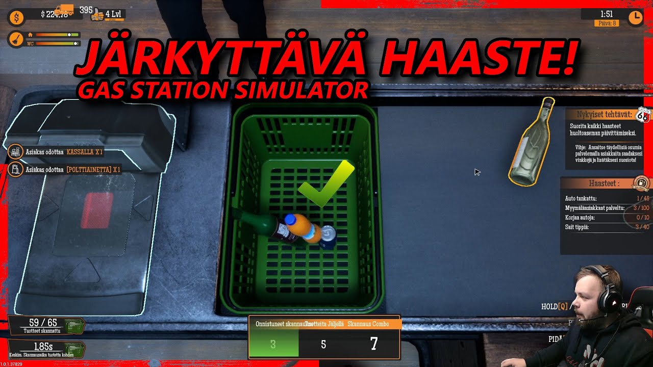 LIIAN SUURI HAASTE! | GAS STATION SIMULATOR | PÄIVÄ 6