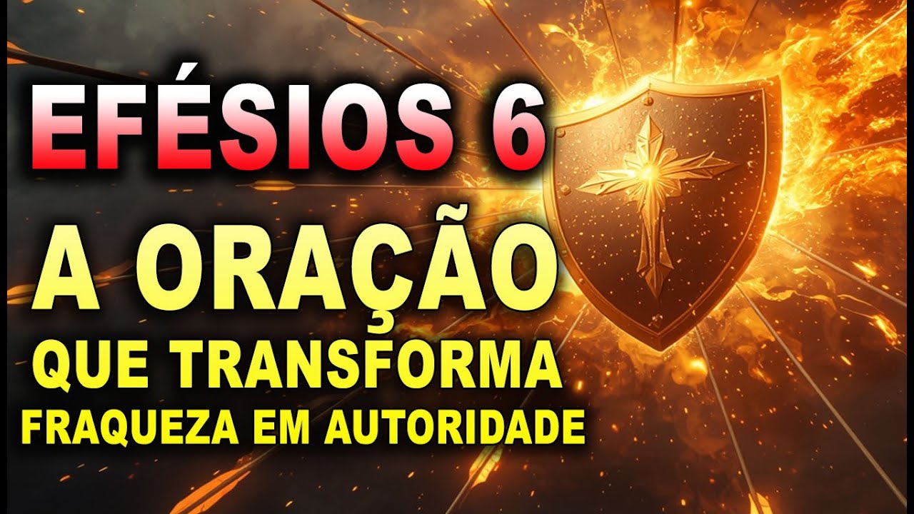 ⚔️ ⚔️EFÉSIOS 6 A ORAÇÃO QUE TRANSFORMA FRAQUEZA EM AUTORIDADE ⚔️ ⚔️