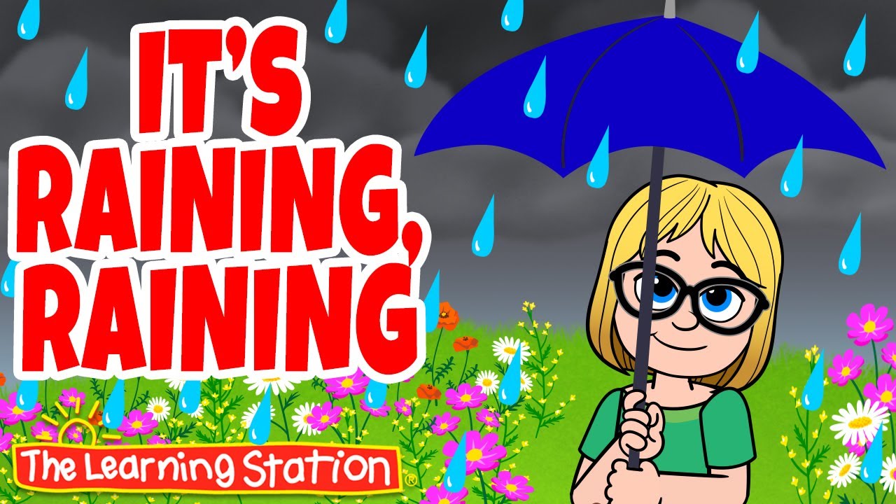 Sand and Water Play for Kids ♫ It's Raining, Raining Song ♫  Kids by The Learning Station ♫