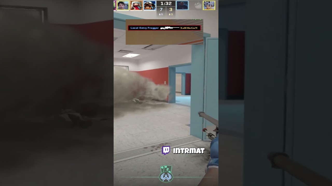 Ramp Defence | @IntrMat on #twitch   #cs2clips #gaming #shorts #cs2  #counterstrike  #csgo