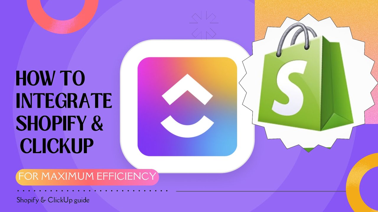 ClickUp Shopify Integration - For Maximum Efficiency  | Step-by-Step Guide | quick connect Zapier