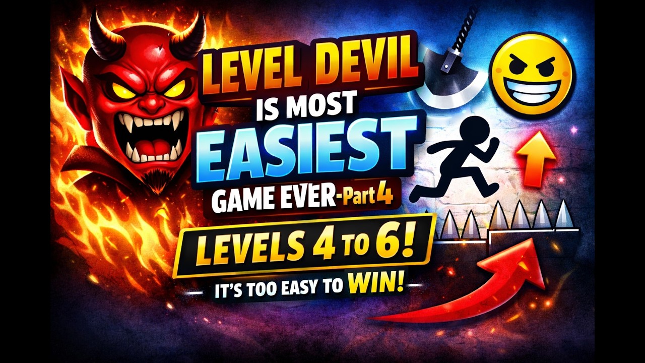 Level Devil Is Most Easiest Game Ever-Part 4-Level 4 to 6