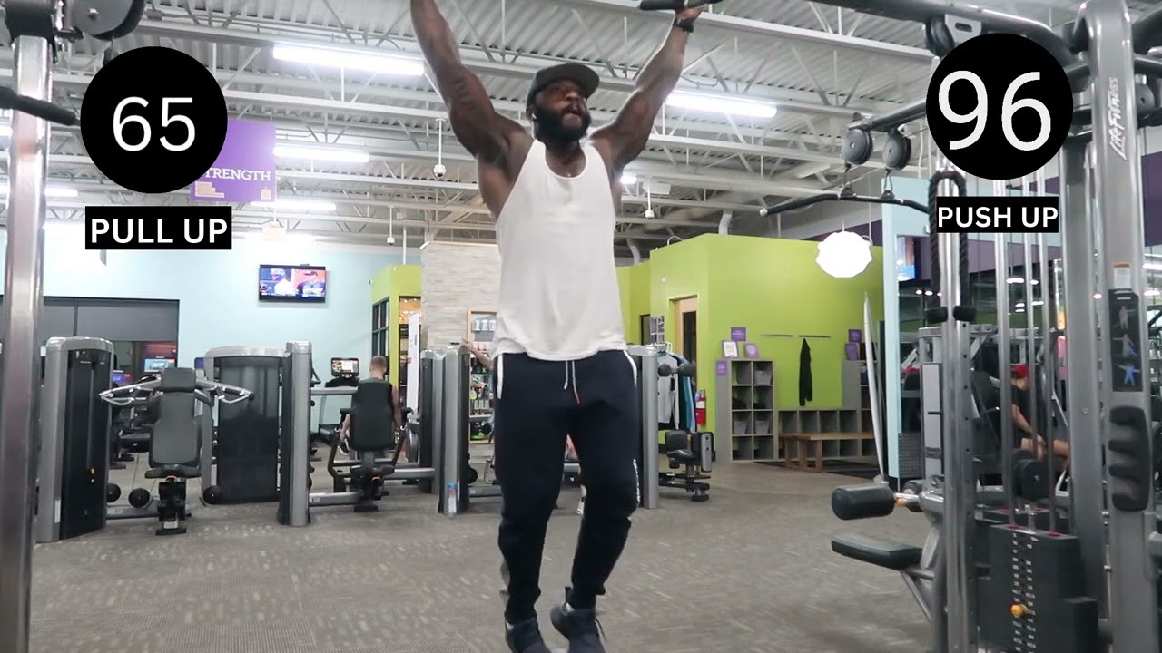 Pull up + Push up until I quit