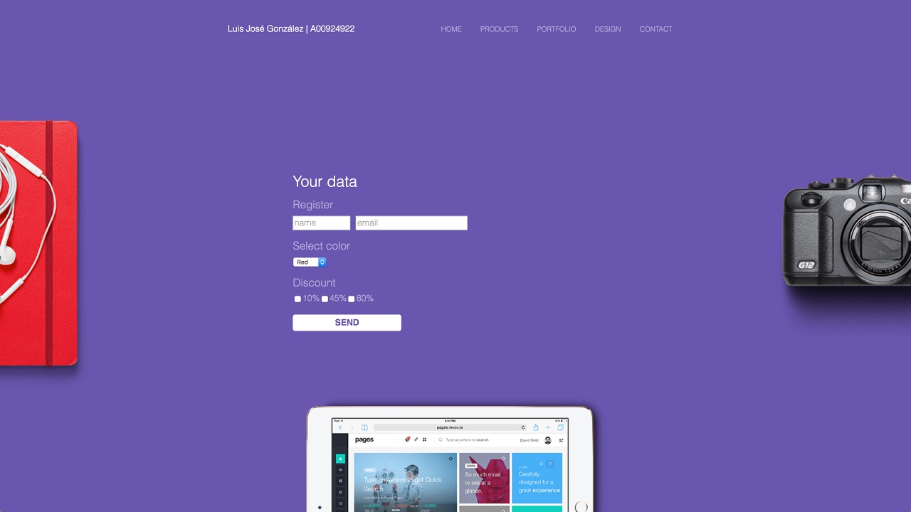 Ejercicio HTML CSS, creación de una página web simple. Ejercicio 2