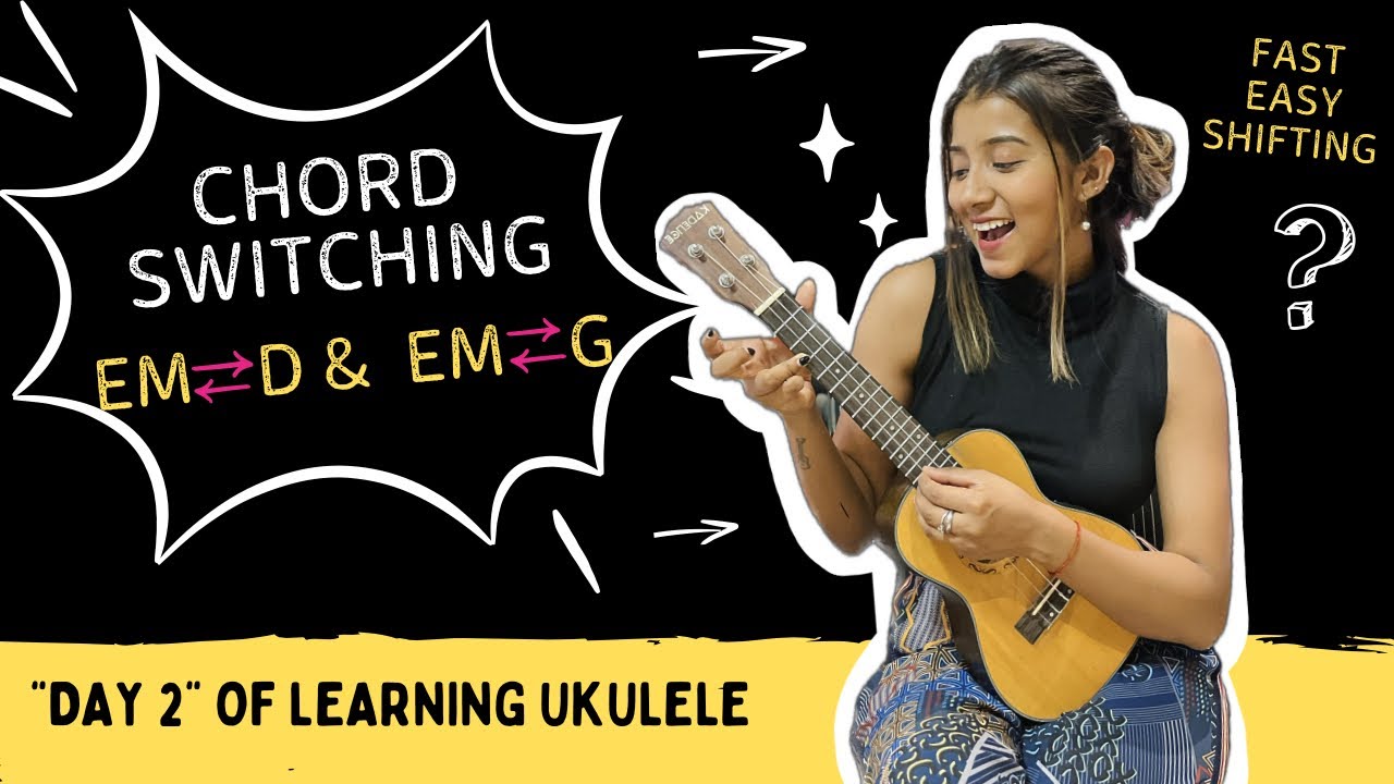 Day 2 of Learning Ukulele | (Em) | Ritika Biswas