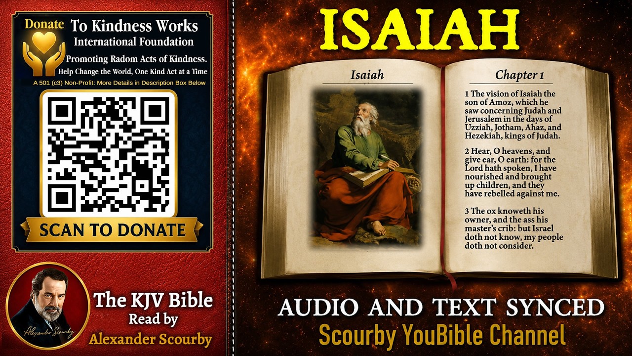 23 | Book of Isaiah | Read by Alexander Scourby | The GREATEST VOICE Ever Recorded!