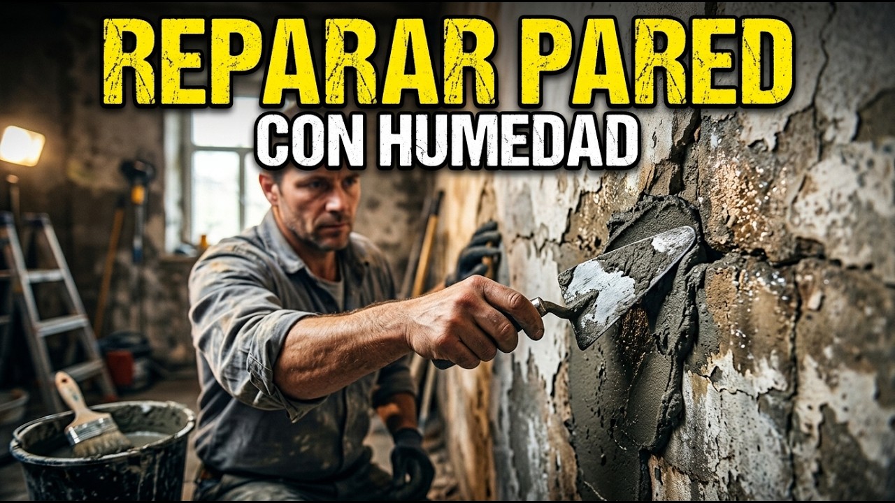 COMO REPARAR UNA PARED CON HUMEDAD