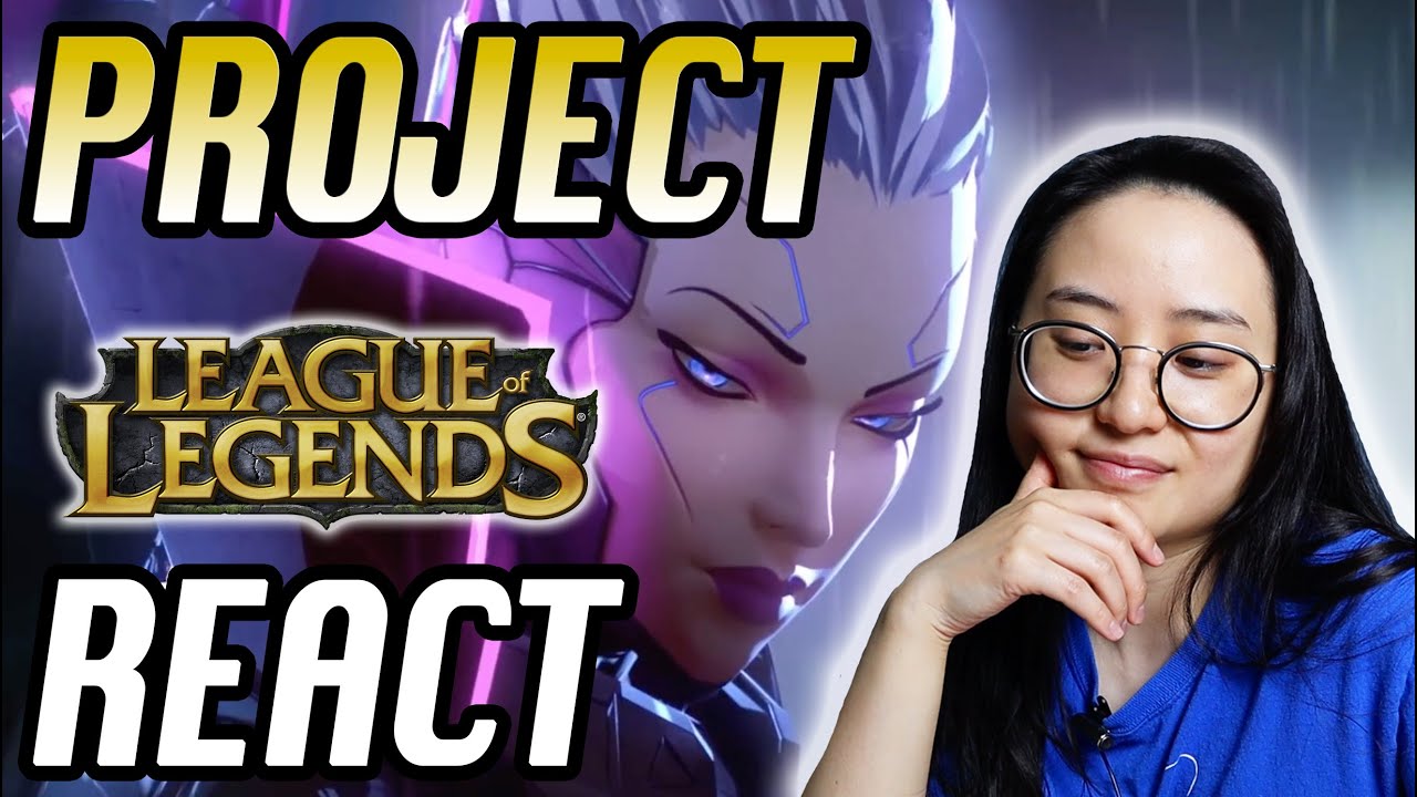 REACT to LoL PROJECT trailers and SKINS! | OVERDRIVE, HUNT, RECKONING | League of Legends | ОБЗОР