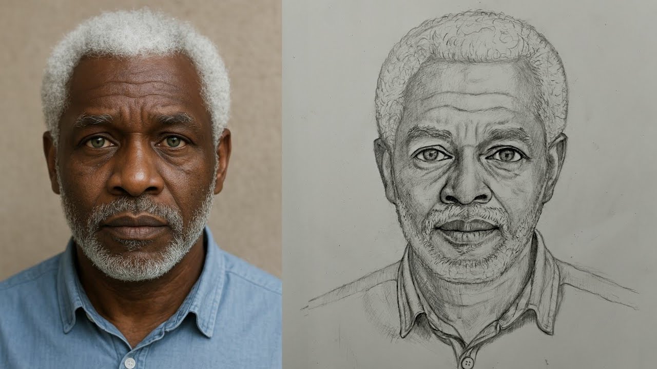 How to draw a face for beginners | Portrait Drawing Tutorial  