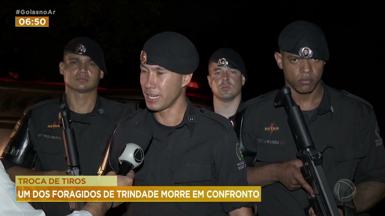 TROCA DE TIROS: UM DOS FORAGIDOS DE TRINDADE MORRE EM CONFRONTO