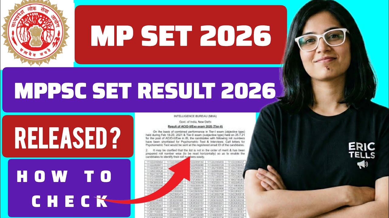 mp set result 2026 | mp state eligibility test result 2026
