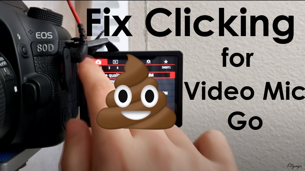 How to fix clicking sound Rode Video Mic Go? Solution