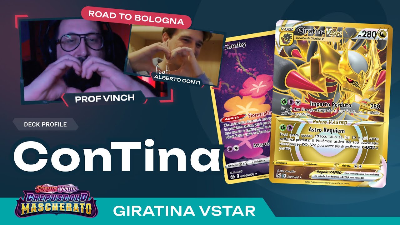 ConTina - Giratina VStar | come lo GIOCA LUI, NESSUNO feat. Alberto Conti | Pokémon TCG Deck