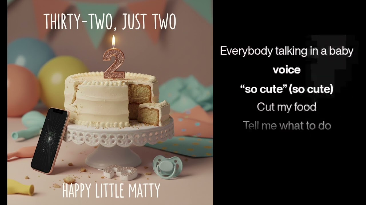 Everybody treats me like I'm two years old because a number fell off my cake!  - ABDL Music