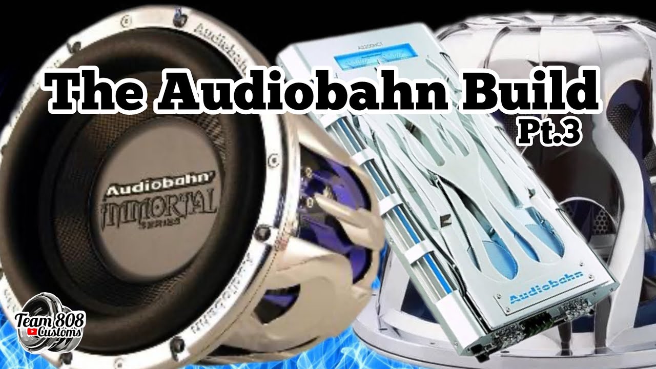 The Audiobahn Build pt.3 FIRST DEMO, mounting amps, setting gains on old amplifiers