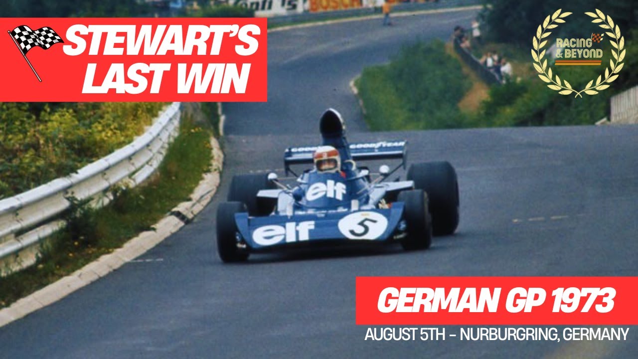 Formula 1 1973 Nurburgring | Stewart's Last Win | F1 Highlights