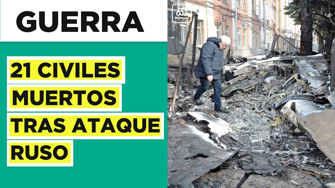 Decenas de civiles muertos tras ataque ruso a ciudad ucraniana