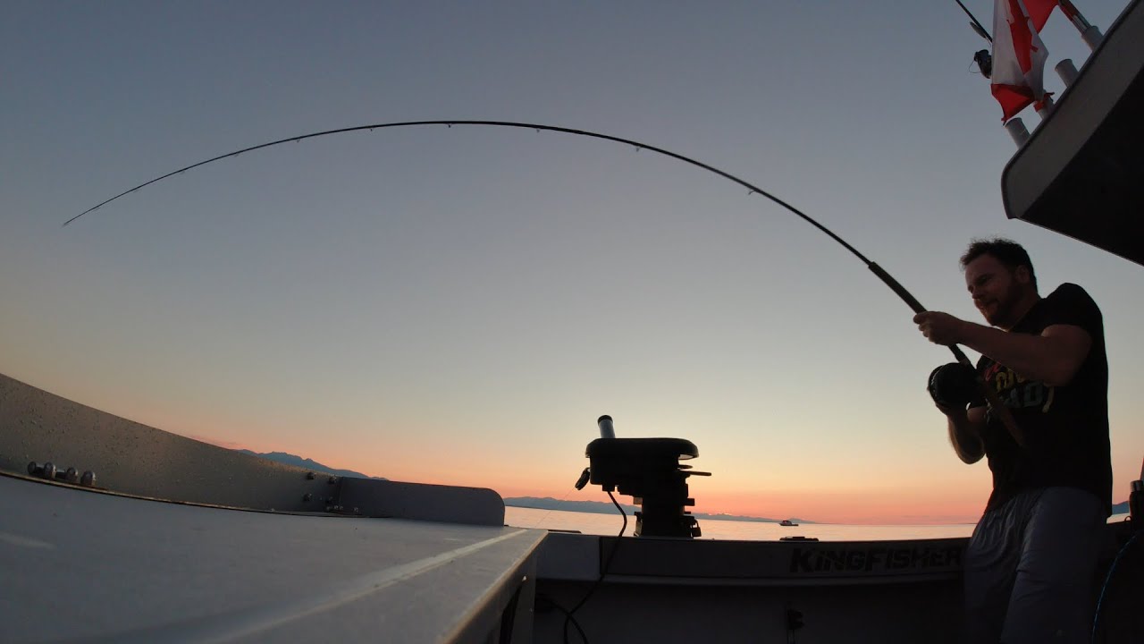 Tidal Summer Chinook Salmon Fishing in the Strait of Georgia