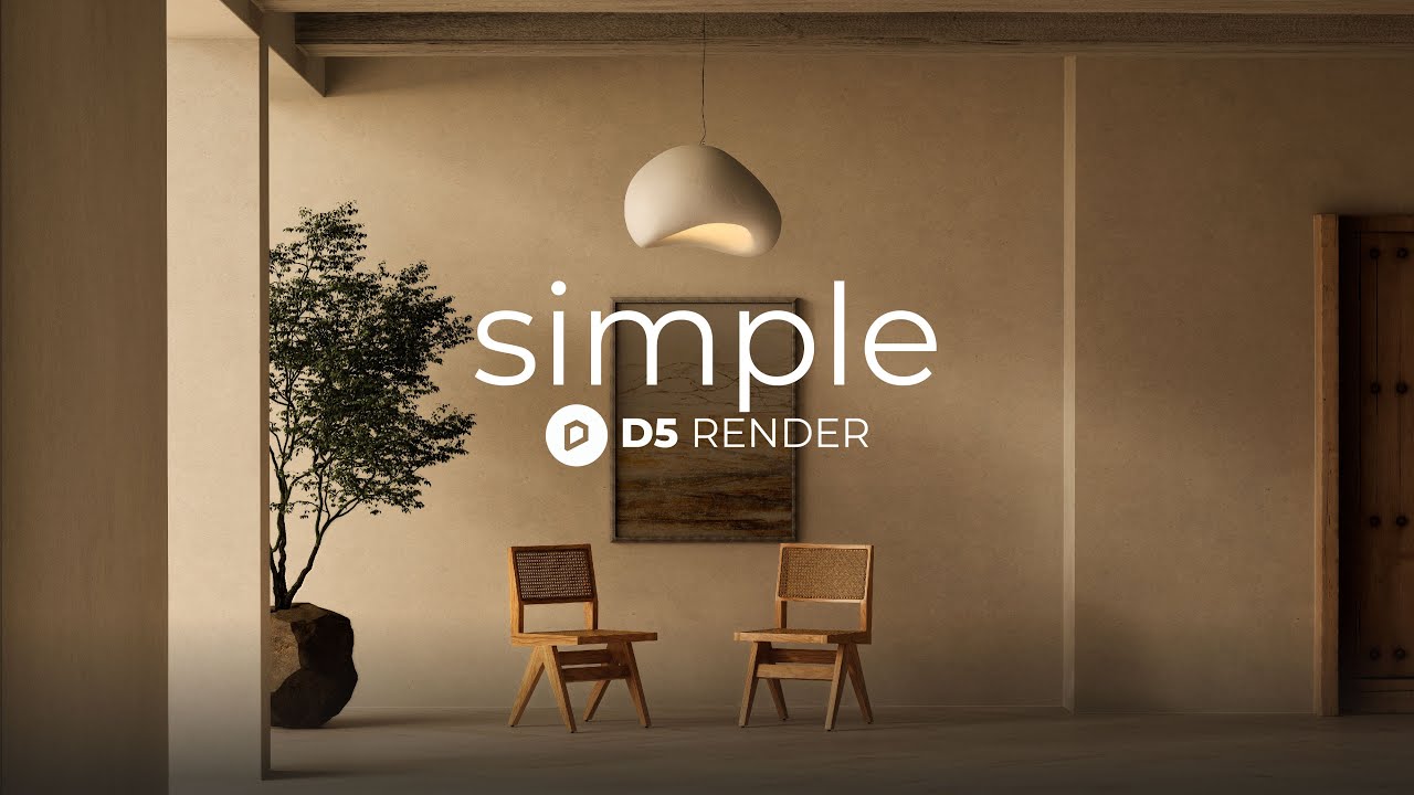 ¿Qué hay detrás de un render simple? / D5 Render / Hagamos este render desde cero
