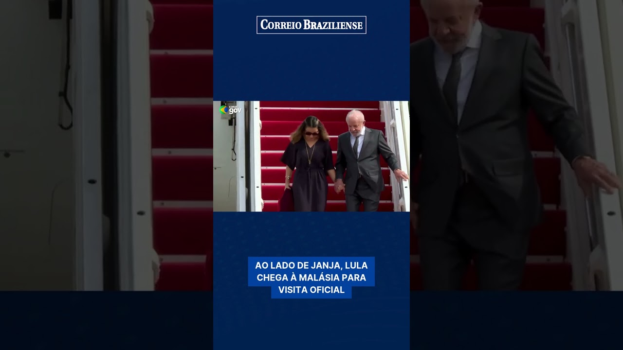 AO LADO DE JANJA, LULA CHEGA &Agrave; MAL&Aacute;SIA PARA VISITA OFICIAL