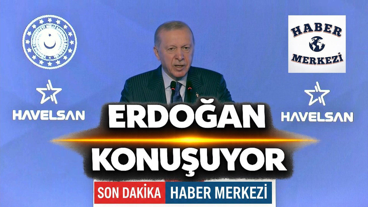 Cumhurbaşkanı Erdoğan, HAVELSAN Sancar İnsansız Deniz Aracı hizmete alım töreninde konuşuyor #Canlı