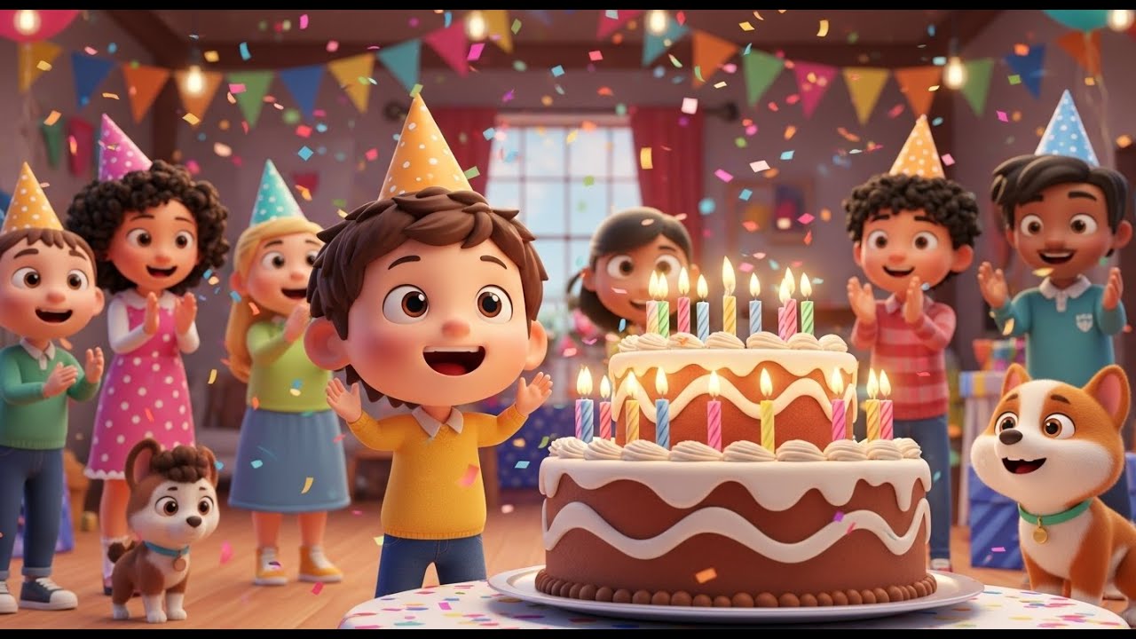 Birthday Celebration Song for Kids | Fun Party Music, Kids Songs & Nursery Rhymes 🎉🎂🎶👶
