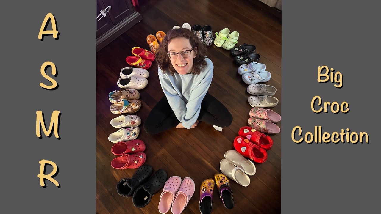 ASMR| My Big Croc Collection (Tapping & Scratching)