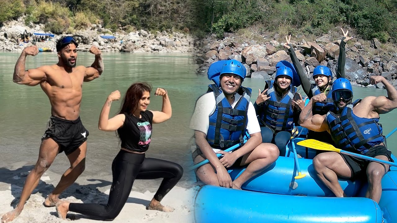 WE CAN FLEX ANYWHERE 💪🏻 | RAFTING | RISHIKESH VLOG PART 2