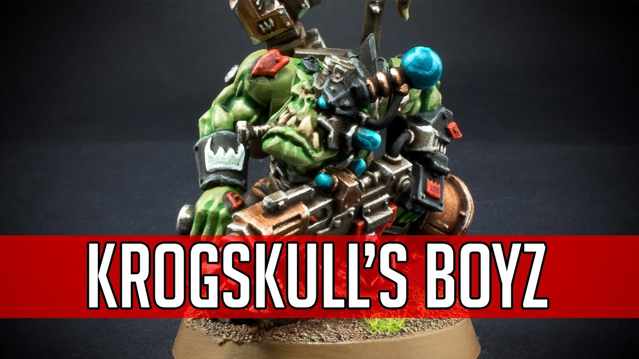 How to paint Ork Burna Krogskull Drakka