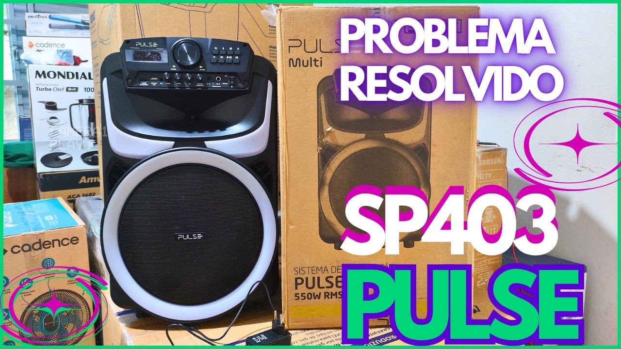 Caixa de Som PULSE SP403 - Como FAZER a BATERIA DURAR at&eacute; MEIO DIA!