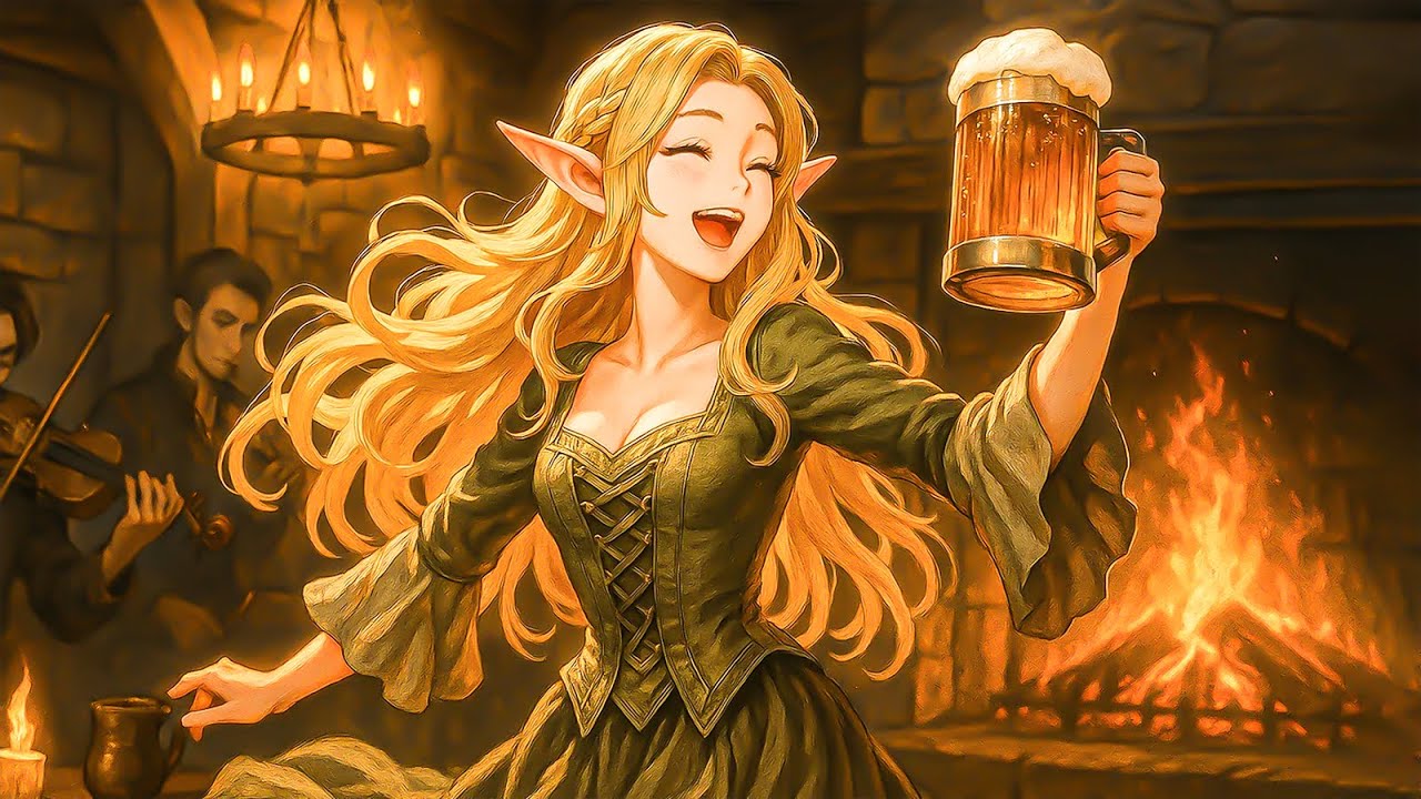 Medieval Tavern Ambience | D&D Fantasy Tavern Music and Melodies Like Skyrim