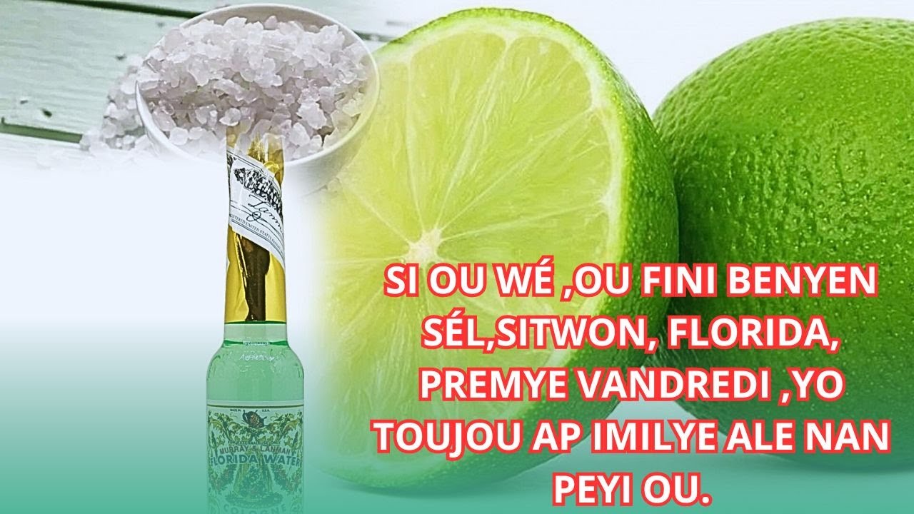 SI OU WÉ ,OU FINI BENYEN  SÉL,SITWON, FLORIDA, PREMYE VANDREDI  ,YO TOUJOU AP IMILYE ALE NAN PEYI OU