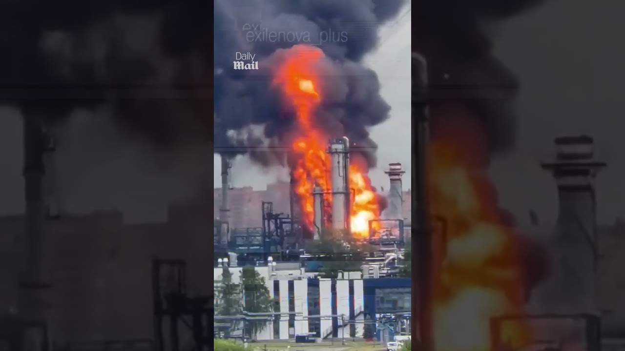 Humiliation for Putin as Ukraine drones strike Moscow's main oil refinery