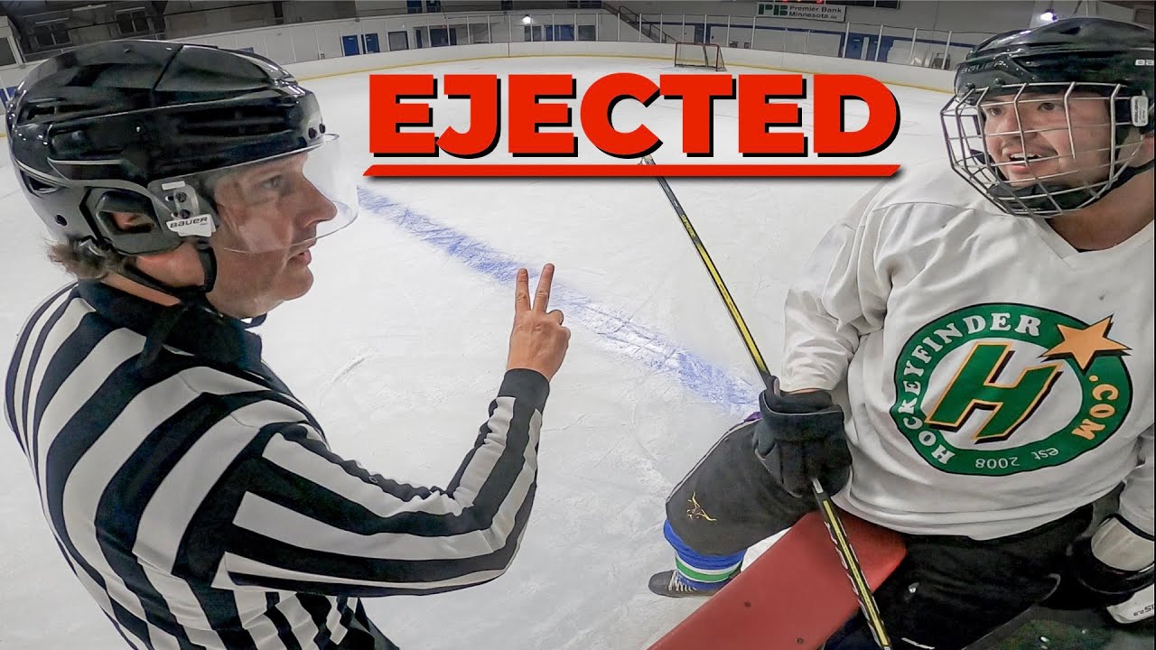 Ejected for a CLEAN Hit!? Dramatic Beer League Hockey Game