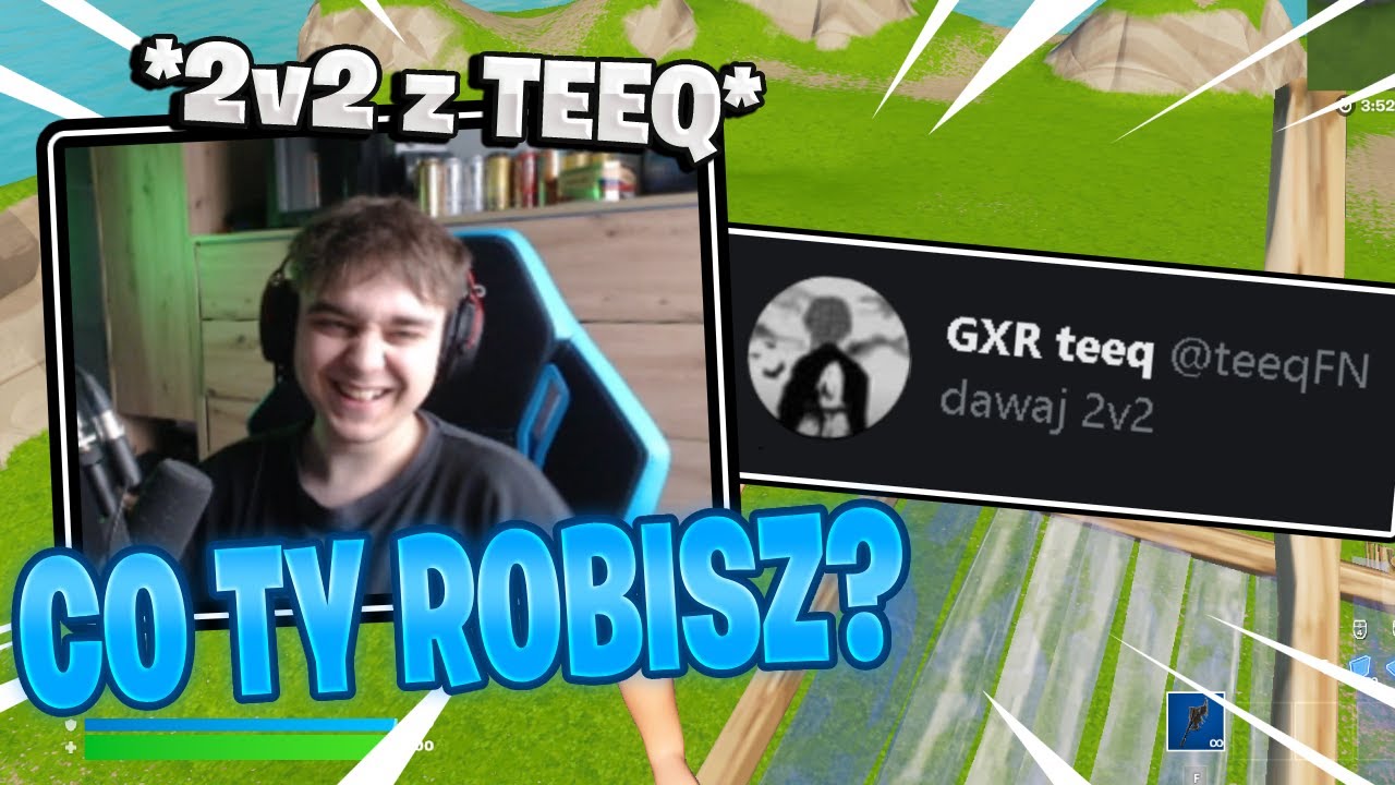 😲 KAMI i KUBX GRAJĄ 2v2 z TEEQ i JEGO DUO w FORTNITE!