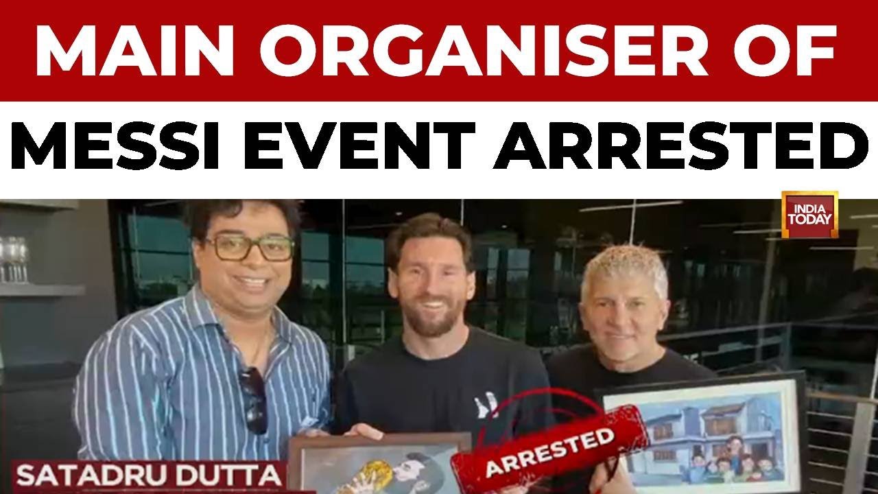 Kolkata: Main Organiser of Messi Event, Satadru Dutta Sent to 14-Day Police Custody | India Today