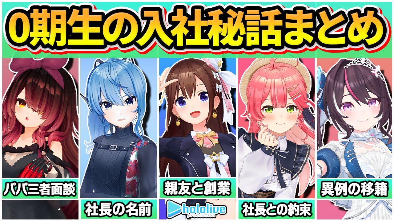 【総集編】ホロライブ0期生による