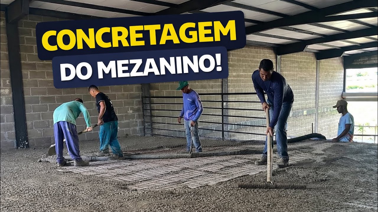 [Galpão EA] Como Concretar um Mezanino com Segurança e Qualidade? Veja o Nosso Processo!