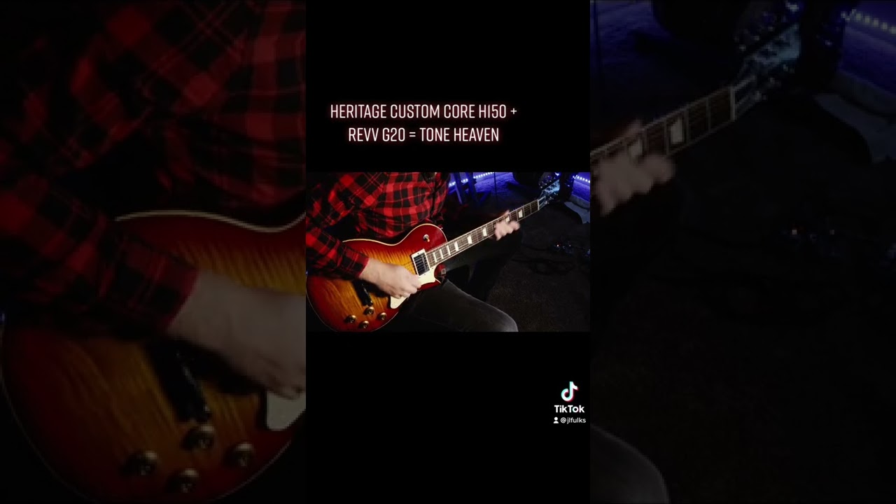 Heritage Custom Core H150 Into A Revv G20 Amplifier (Guitar Solo)