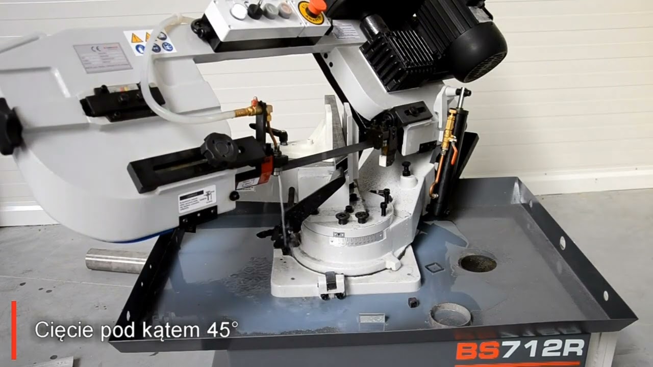 Przecinarka taśmowa do cięcia metalu METCOR BS712R