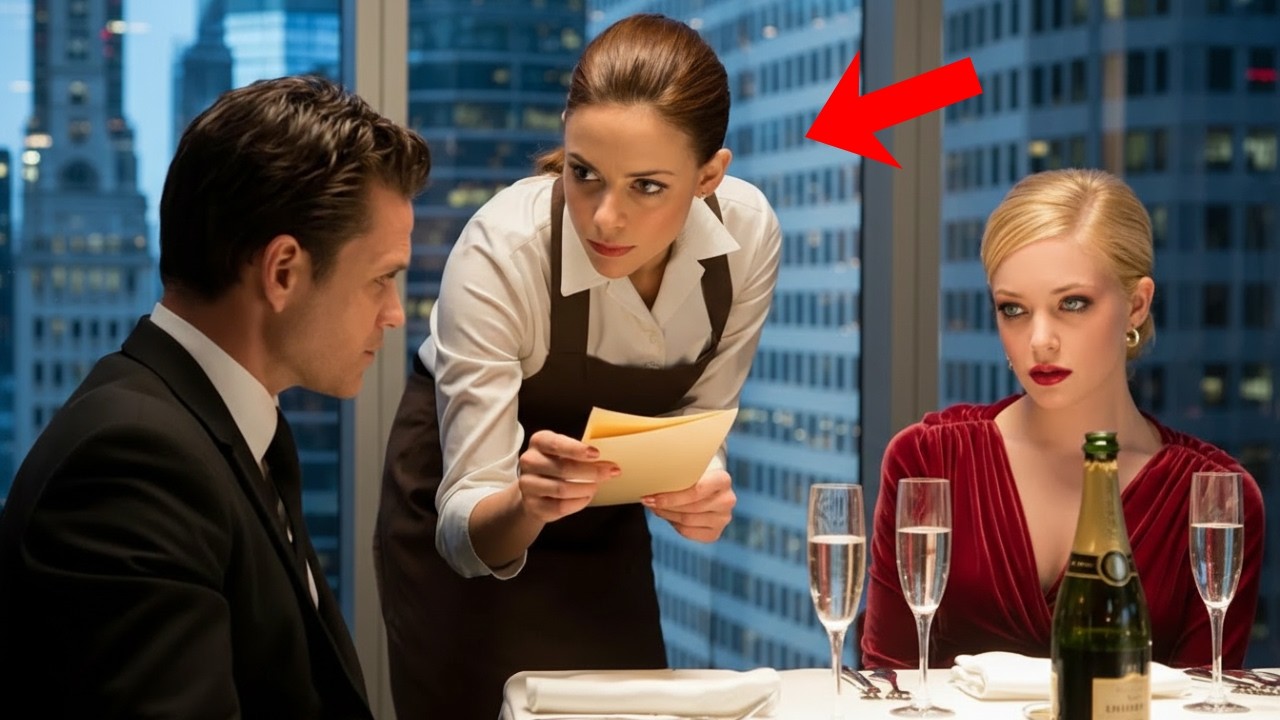 At a Luxury Dinner, I Slipped a Note to the Billionaire — His Girlfriend Was Planning His Murder