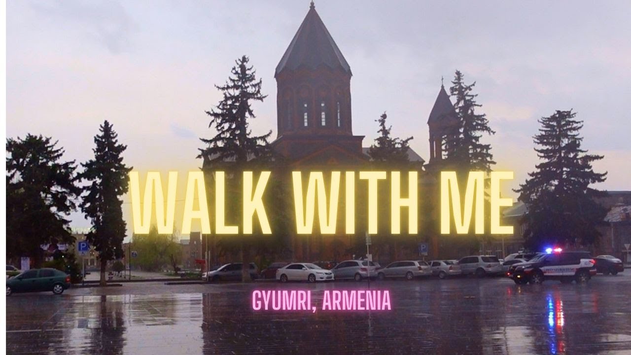 Gyumri Walking Tour in Armenia 🇦🇲 Գյումրի Հայաստան քայլում гюмри армения ходьба