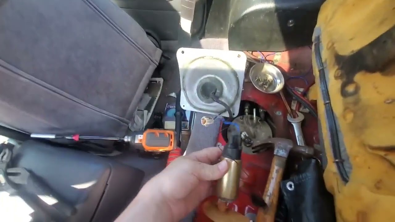 Mitsubishi Eclipse fuel pump removal 