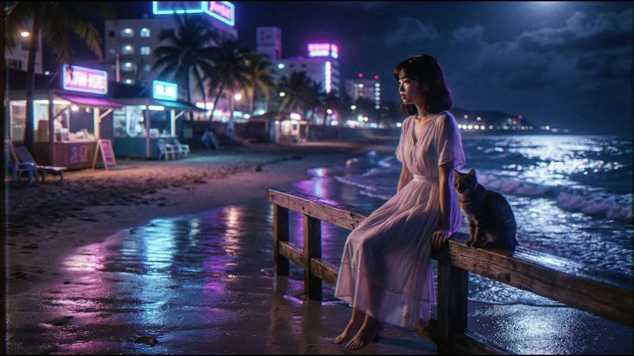 Okinawa Blue Night Beach Pop – Japanese City Pop Instrumental/沖縄ブルーナイト・ビーチポップ｜夜の海を走るシティポップ・インスト