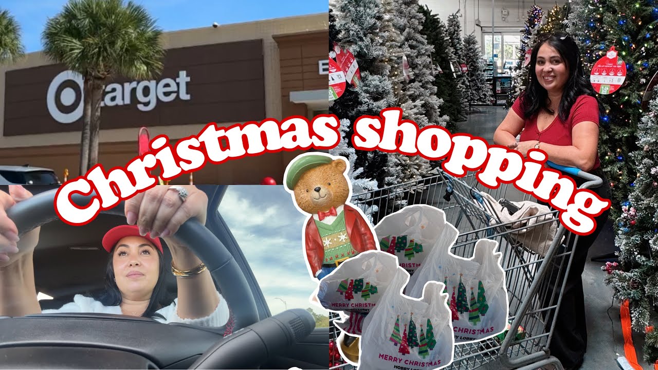 🎄Christmas shopping / No sé de que voy a decorar!! / haul vlog /día conmigo 