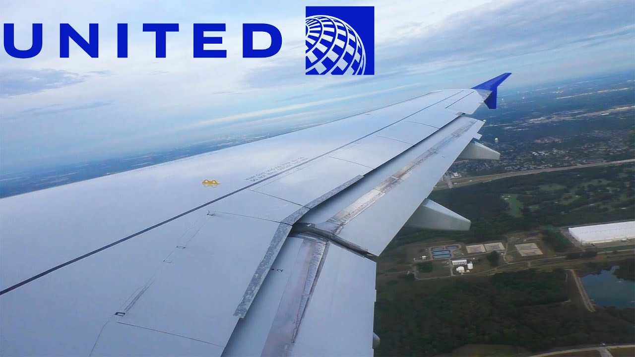 United Airlines Airbus A319 Takeoff from Dallas/Fort Worth (DFW)